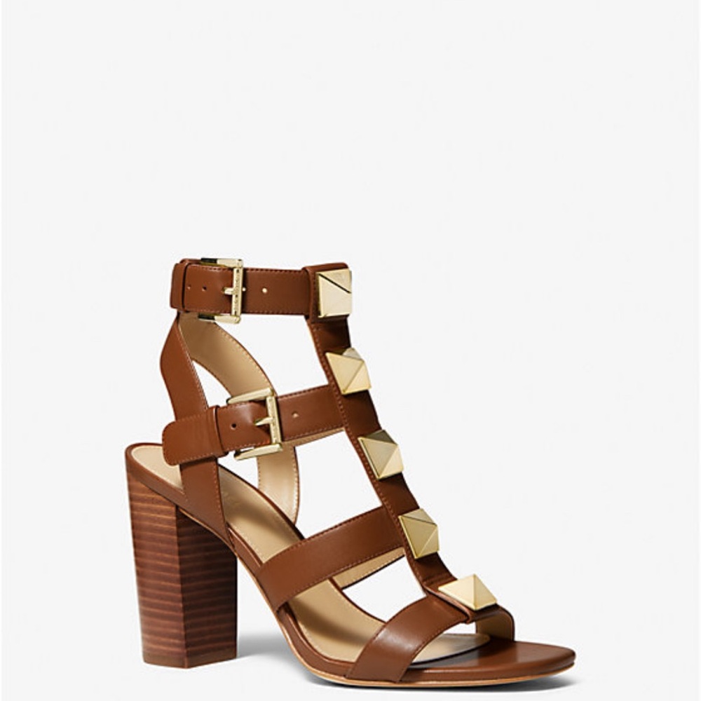 Michael Kors Studded Leather Heel